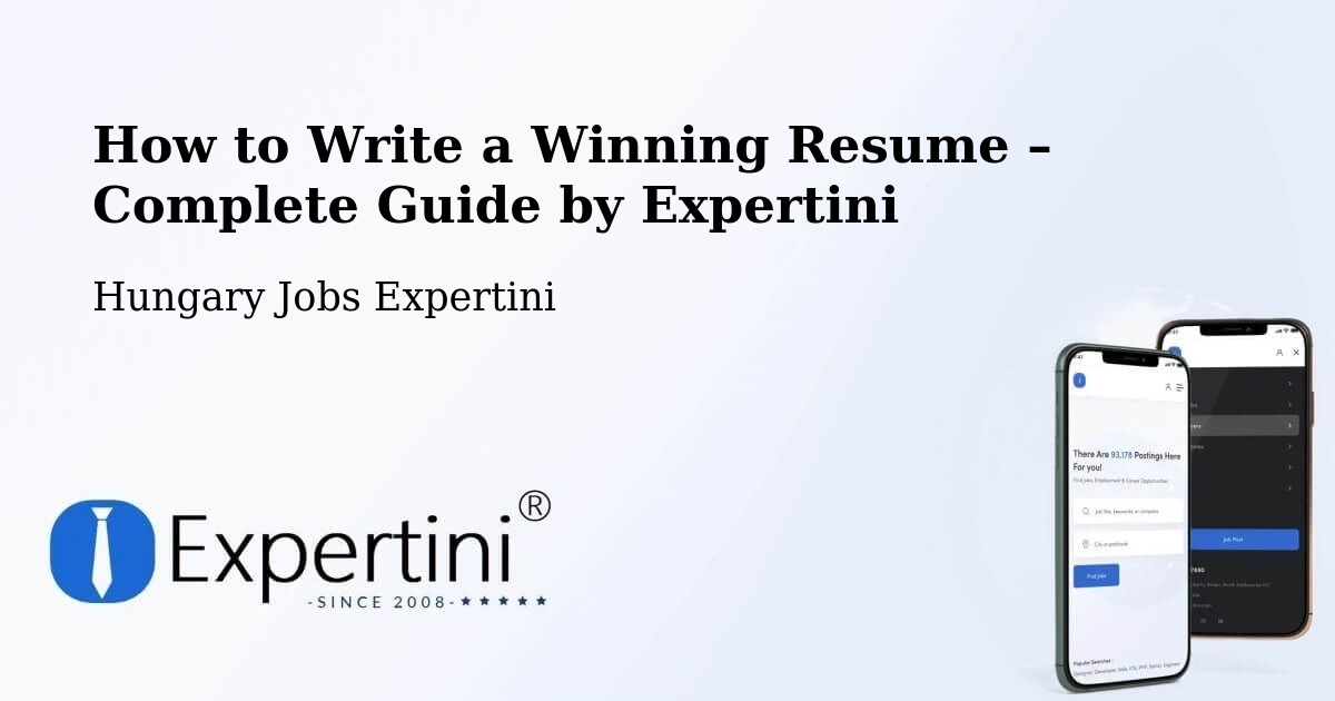 Resume Writing Guide for Job Seekers – Tab - Tab, Hungary Jobs Expertini
